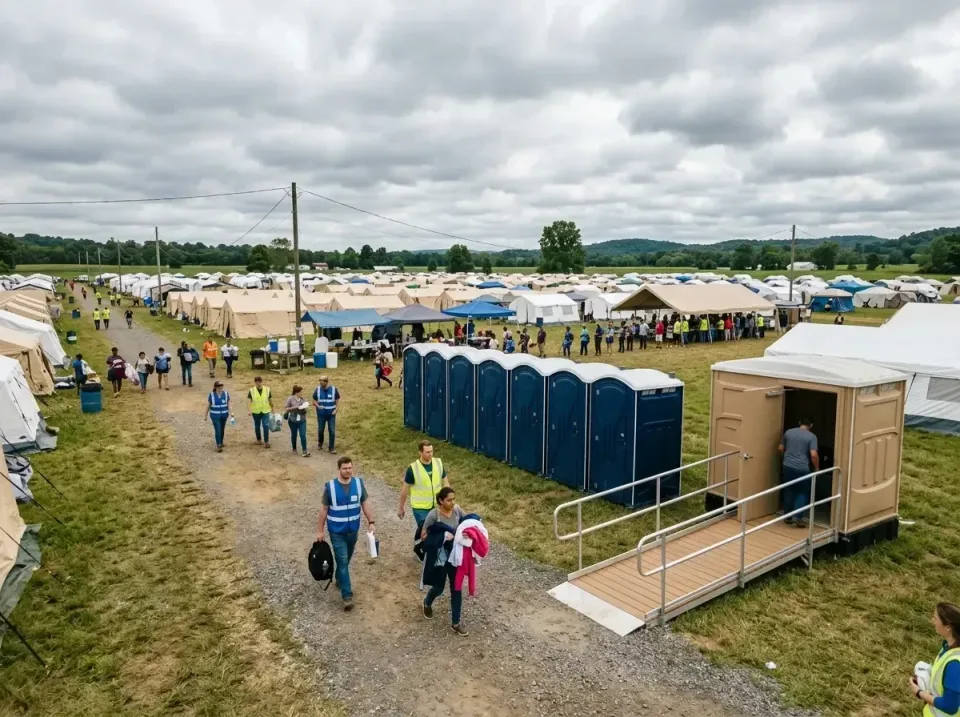 disaster-relief-camp-restrooms-010 — frequently asked questions, Dumpster & Portable Bathrooms Rental in Center Point, AL
